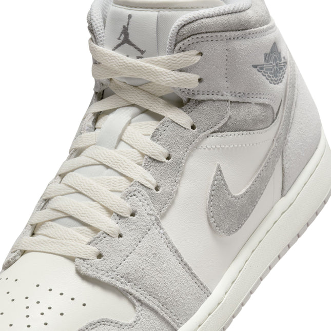 Air Jordan Mens 1 Mid SE - Neutral Grey