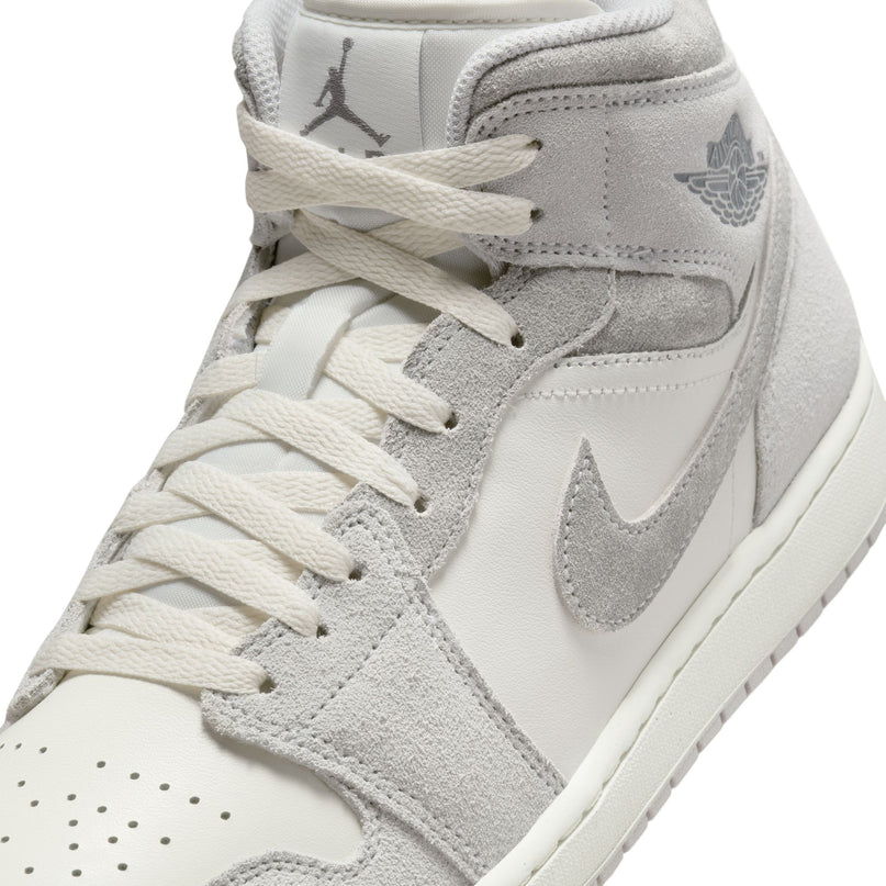 Air Jordan Mens 1 Mid SE - Neutral Grey