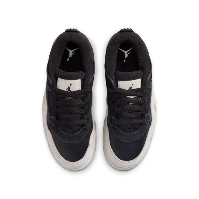 Air Jordan Big Kids 4 RM - Black/Light Bone