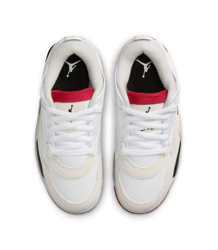 Air Jordan Big Kids 4 RM - White/Varsity Red