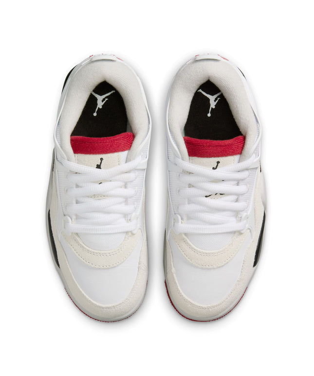 Air Jordan Big Kids 4 RM - White/Varsity Red