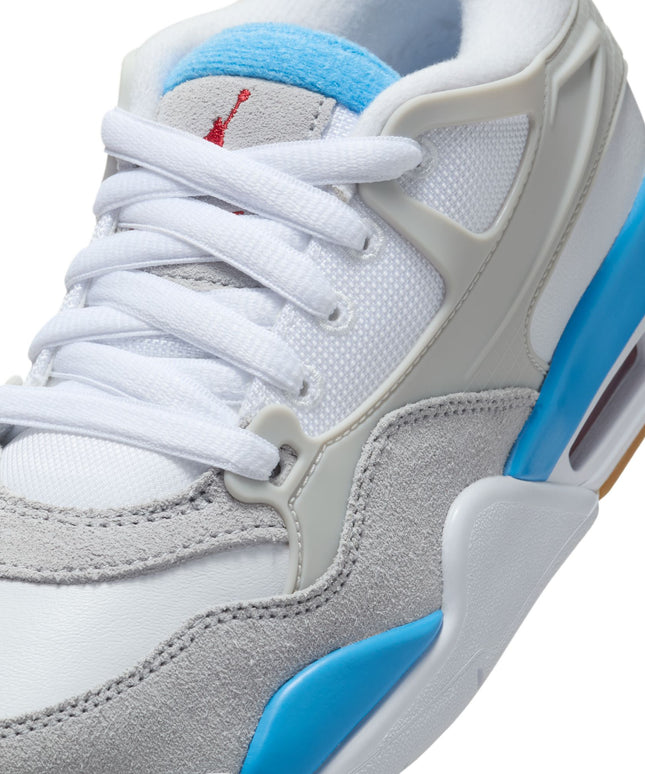 Air Jordan Big Kids 4 RM - White/Neutral Grey