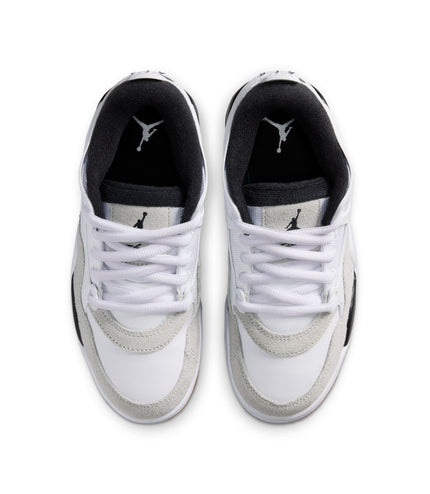 Air Jordan Big Kids 4 RM - White/Black