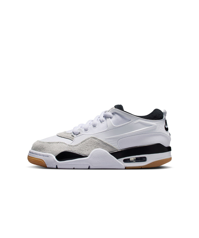 Air Jordan Big Kids 4 RM - White/Black