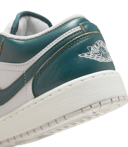 Air Jordan Big Kids 1 Low Se - Oxidized Green/White-Sail