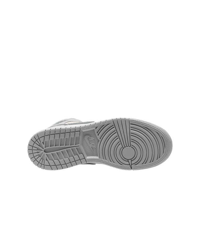 Air Jordan Big Kids 1 Mid SE - Neutral Grey