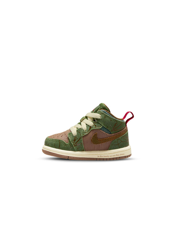 Air Jordan (TD) 1 Mid SS - Archaeo Brown/Light Olive