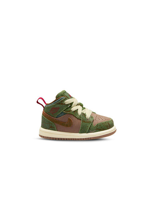 Air Jordan (TD) 1 Mid SS - Archaeo Brown/Light Olive