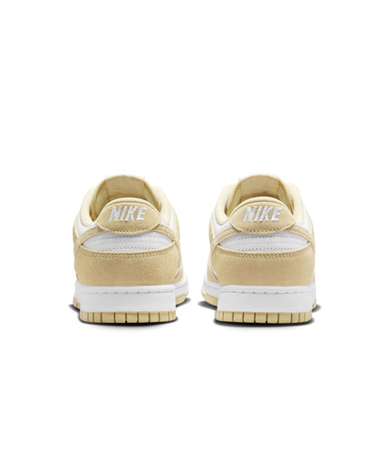 Nike Mens Dunk Low Retro Suede - White/Gold