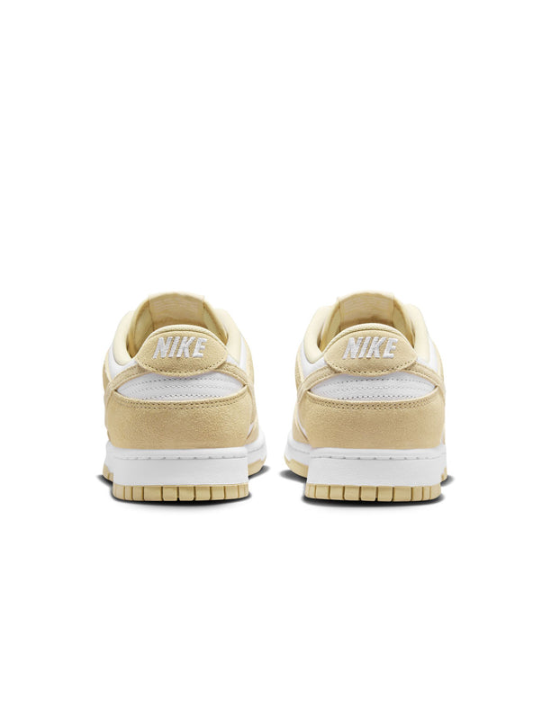 Nike Mens Dunk Low Retro Suede - White/Gold