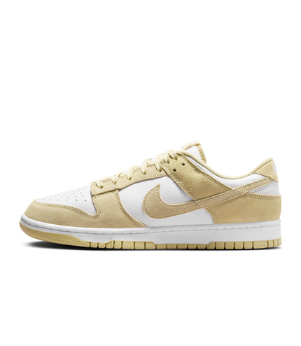 Nike Mens Dunk Low Retro Suede - White/Gold