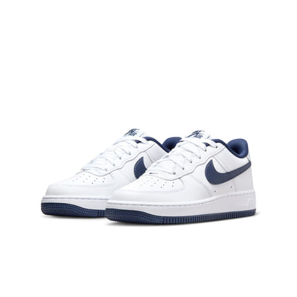 Nike Big Kids Air Force 1 - White Midnight Navy