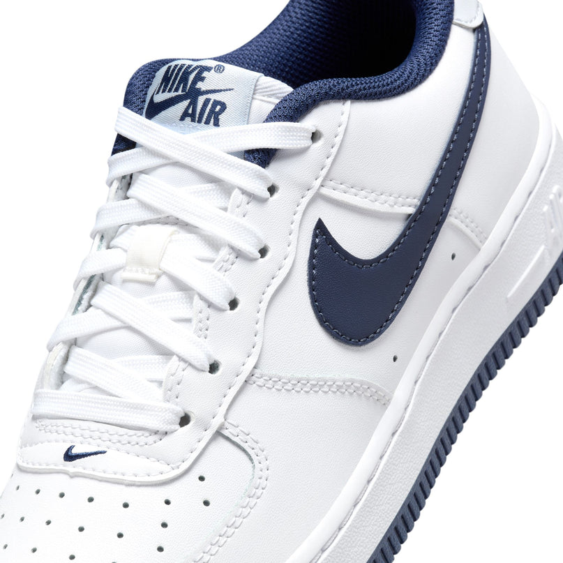 Nike Big Kids Air Force 1 - White Midnight Navy