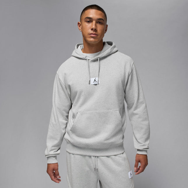 Air Jordan Mens Flight Fleece Pullover Hoodie - Grey Heather