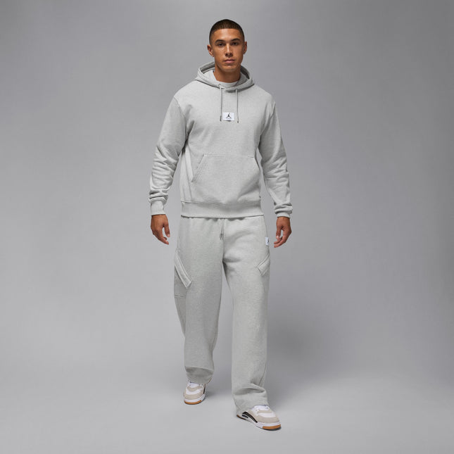 Air Jordan Mens Flight Fleece Pullover Hoodie - Grey Heather