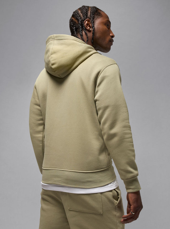 Air Jordan Mens Brooklyn Fleece Pullover Hoodie - Medium Khaki