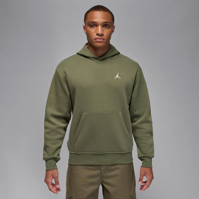 Air Jordan Mens Brooklyn Fleece Pullover Hoodie - Medium Olive