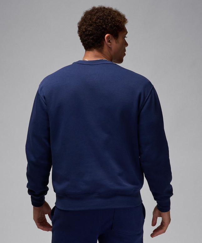 Air Jordan Brooklyn Fleece Crewneck - Midnight Navy/White