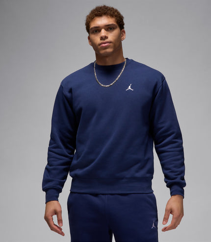 Air Jordan Brooklyn Fleece Crewneck -Midnight Navy/White