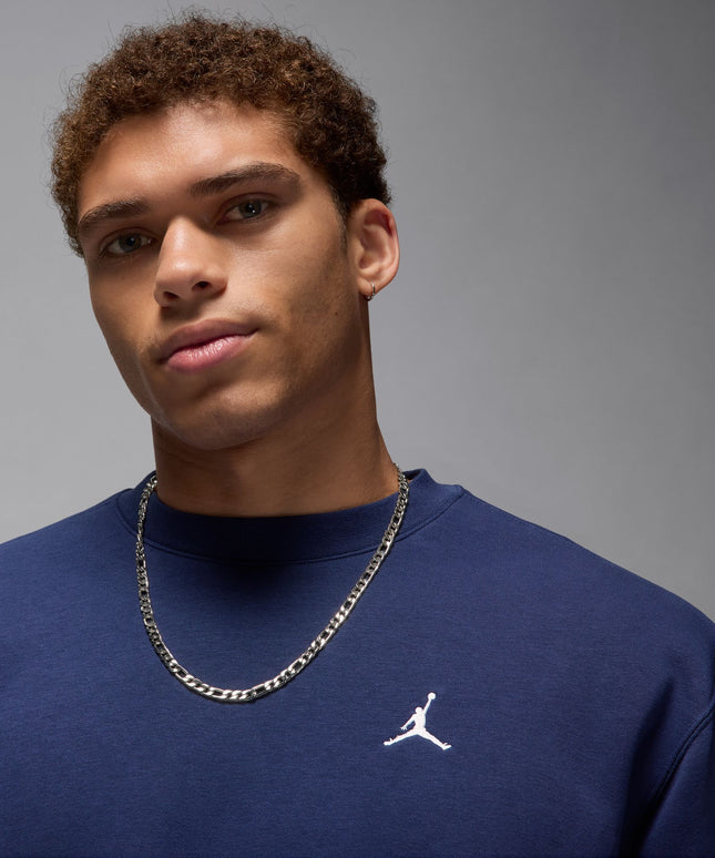 Air Jordan Brooklyn Fleece Crewneck - Midnight Navy/White