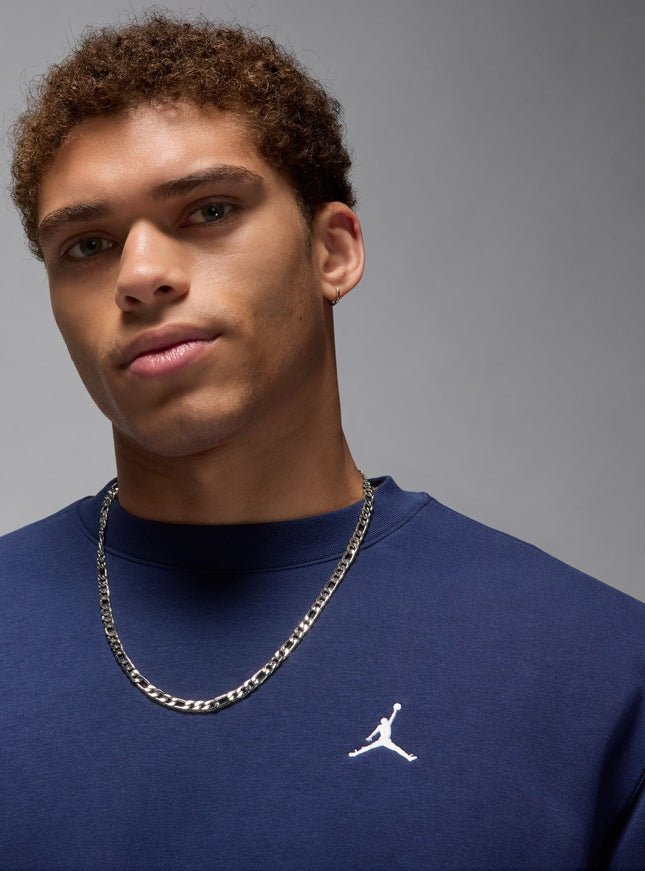 Air Jordan Brooklyn Fleece Crewneck - Midnight Navy/White