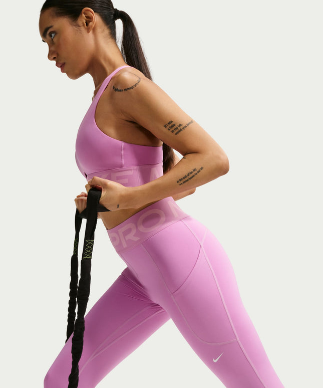 Nike Womens High Waisted Pro Sculpt - Magenta