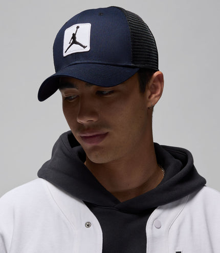 Air Jordan Unisex Rise Structured Hat - Navy/White