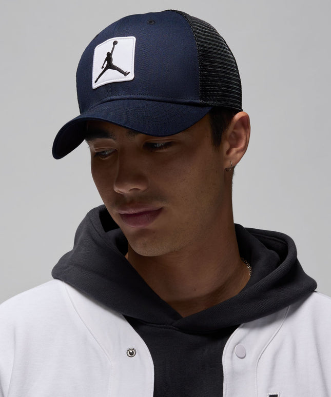 Air Jordan Unisex Rise Structured Hat - Navy/White