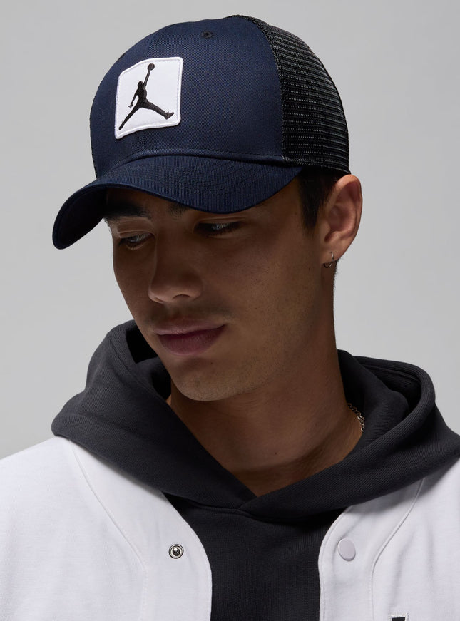Air Jordan Unisex Rise Structured Hat - Navy/White