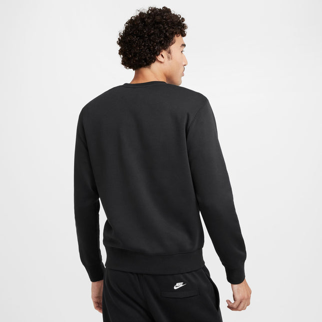 Nike Mens Club Crewneck - Black