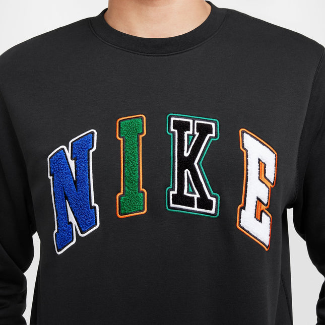 Nike Mens Club Crewneck - Black