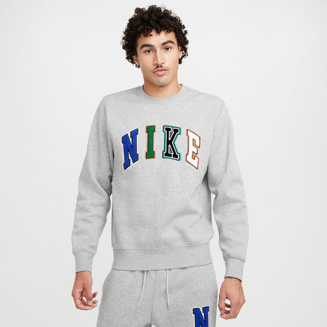 Nike Mens Club Crewneck - Dark Grey