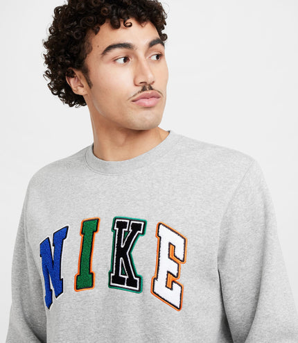 Nike Mens Club Crewneck - Dark Grey