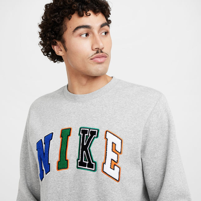 Nike Mens Club Crewneck - Dark Grey