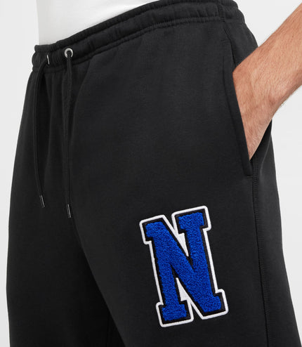 Nike Mens Club Fleece Cuffed Pants - Black