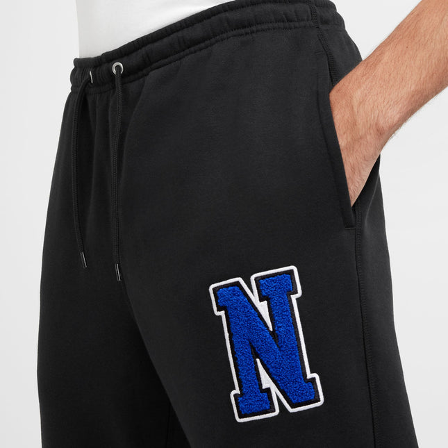 Nike Mens Club Fleece Cuffed Pants - Black