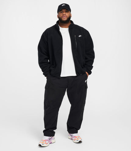 Nike Mens Sportswear Club Fleece Jacket - Black/White