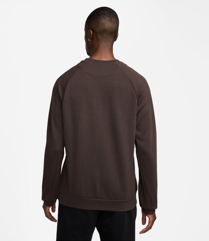 Nike Mens Primary Fleece Long Sleeve - Baroque Brown