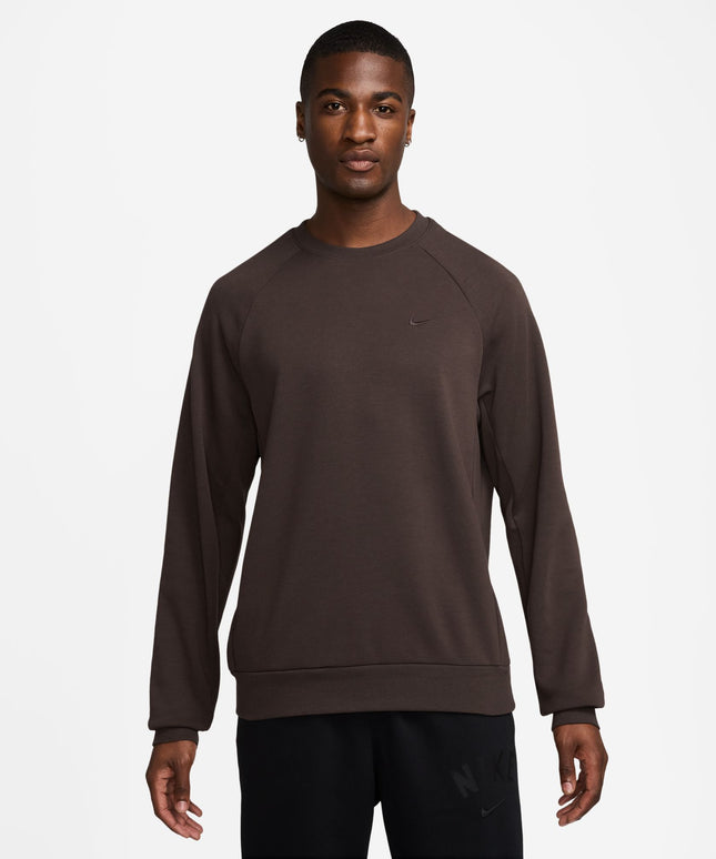Nike Mens Primary Fleece Long Sleeve - Baroque Brown