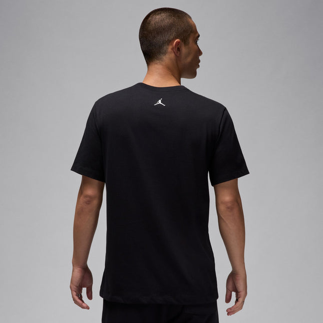 Air Jordan Mens MJ Dot SS Crew - Black/Sail