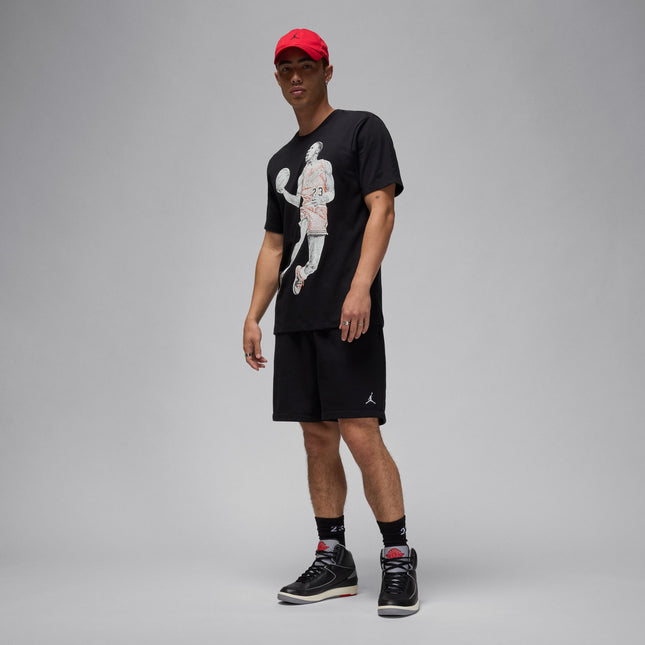 Air Jordan Mens MJ Dot SS Crew - Black/Sail