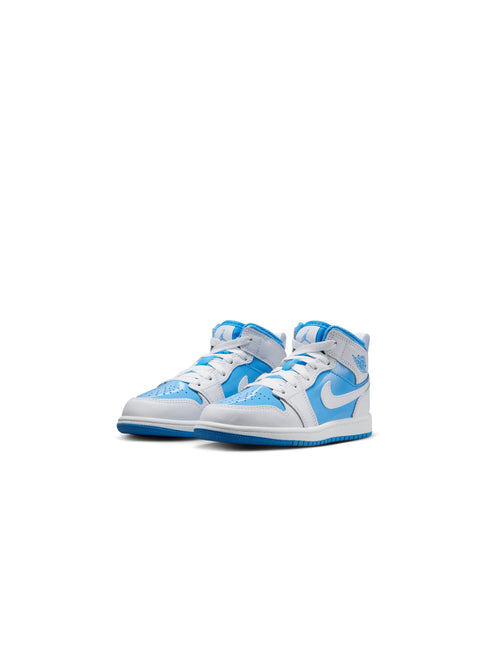 Air Jordan (PS) 1 Mid - White/Legend Blue