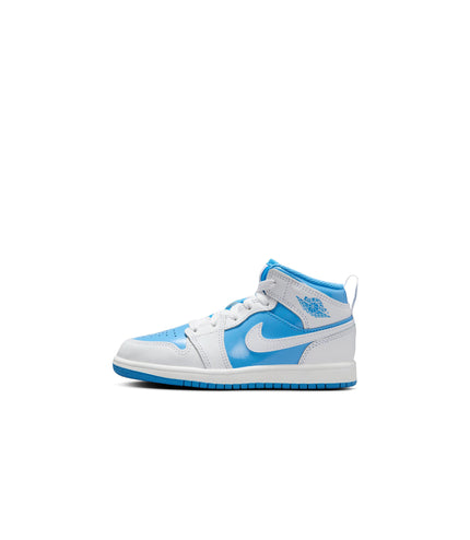 Air Jordan (PS) 1 Mid - White/Legend Blue