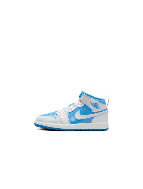 Air Jordan (PS) 1 Mid - White/Legend Blue