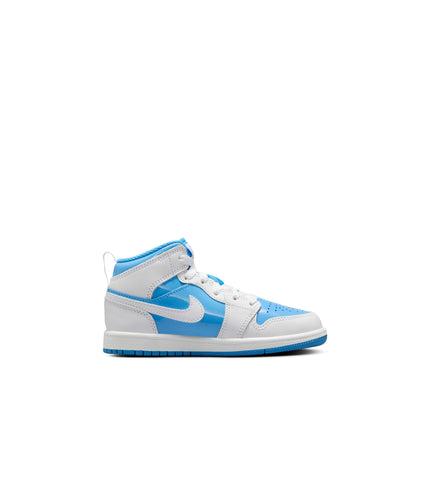 Air Jordan (PS) 1 Mid - White/Legend Blue