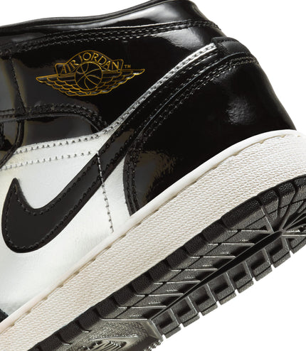 Air Jordan (GS) 1 Mid - Black/Metallic Gold