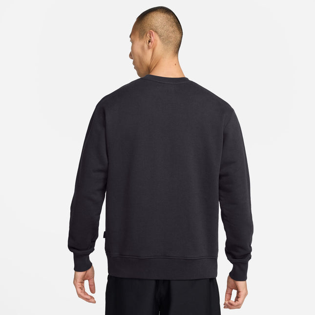 Air Jordan Mens Wordmark Crewneck - Off Noir