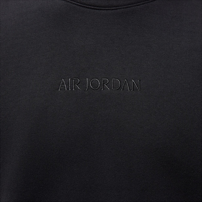 Air Jordan Mens Wordmark Crewneck - Off Noir