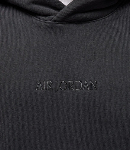 Air Jordan Mens Wordmark Hoodie - Off Noir