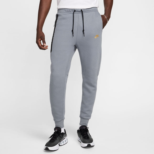 Nike Nike Sportswear Tech Fleece Joggers -Cool Grey/Metallic Gold